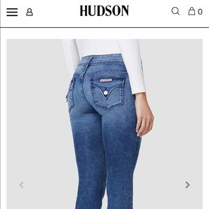 Iconic butt in Hudson jeans